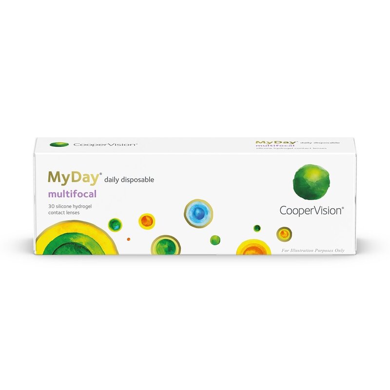 My Day Multifocal
30 Pack
Daily Wear
1 Day Replacement